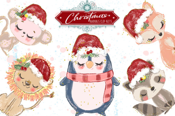 Download Christmas Animals Cliparts - Premium Resources